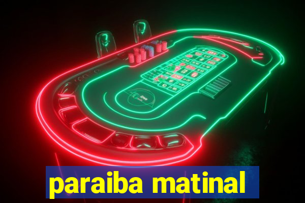 paraiba matinal